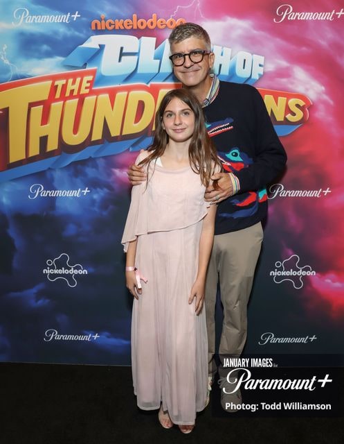 (L-R): Dana Snyder and guest attend the Clash of the Thundermans Screening Event on Wednesday, September 2, 2026 in Los Angeles. Photo Credit: Todd Williamson/JanuaryImages for Paramount+