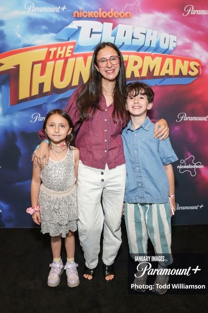 (L-R): Jessica DiCicco and guests attend the Clash of the Thundermans Screening Event on Wednesday, September 2, 2026 in Los Angeles. Photo Credit: Todd Williamson/JanuaryImages for Paramount+