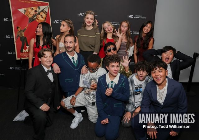 Melanie Herrera, Chyler Emery,  Gillian Jacobs, Lili Alice, Polina Antonio, Isabella Guzman, Kade Davis, Will Brill, Tanner Milburn, Devin Villareal, Nevada Jose, Cayden Romero, Aidyn Ahn and Dylan Ordonez attend The Musical Los Angeles Premiere on Thursday, Sept 17, 2026 in Los Angeles, Calif.