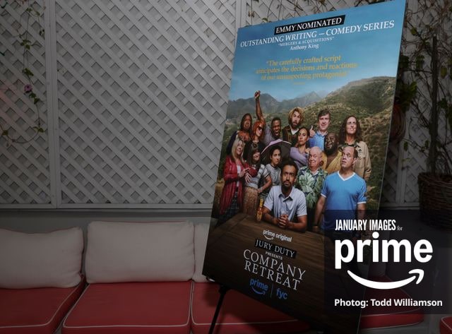 Atmosphere at the Jury Duty Presents: Company Retreat | WGA Emmys Event in Los Angeles at the San Vicente Bungalows on Monday, Aug 11, 2026 in Los Angeles, CA.