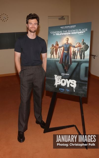 Jack Quaid attends The Boys S5 LA Special Screening, Q&A and Reception at the Linwood Dunn Theater on October 14, 2026 in Los Angeles. Photo Credit: Christopher Polk/JanuaryImages for PrimeVideo