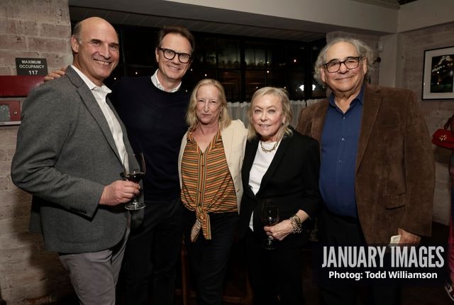 Matthew Greenfield, Peter Rice, Claudia Lewis, Nancy Utley and Steve Gilula attend Searchlight Pictures' Sideways 20th Anniversary Screening on Oct 26, 2024 in Los Angeles, CA.
