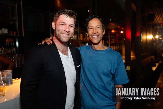Liam McIntyre and Danny Pudi attend the Golden Axe Screening Event on Tuesday, September 15, 2026 in Los Angeles. Photo Credit: Tyler Vosburg/JanuaryImages for Paramount+