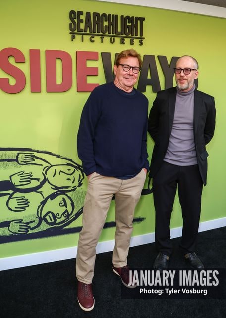 Rex Pickett and Rolfe Kent attend Searchlight Pictures' Sideways 20th Anniversary Screening on Oct 26, 2024 in Los Angeles, CA.