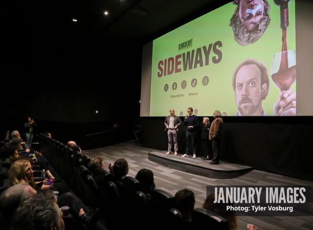 Matthew Greenfield, Peter Rice, Nancy Utley, and Steve Gilula introduce Searchlight Pictures' Sideways 20th Anniversary Screening on Oct 26, 2024 in Los Angeles, CA.