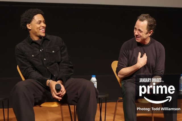Kai Parham and Giovanni Ribisi attend the Prime Videos The Greatest LA FYC Event at Linwood Dunn Theater on Monday, Oct. 5, 2026 in Los Angeles.