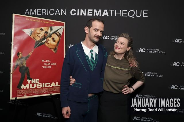 Will Brill and Gillian Jacobs attend The Musical Los Angeles Premiere on Thursday, Sept 17, 2026 in Los Angeles, Calif.
