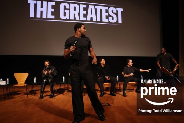 Omari Hardwick, Jaalen Best, Kai Parham, Giovanni Ribisi and Amin Joseph attend the Prime Videos The Greatest LA FYC Event at Linwood Dunn Theater on Monday, Oct. 5, 2026 in Los Angeles.