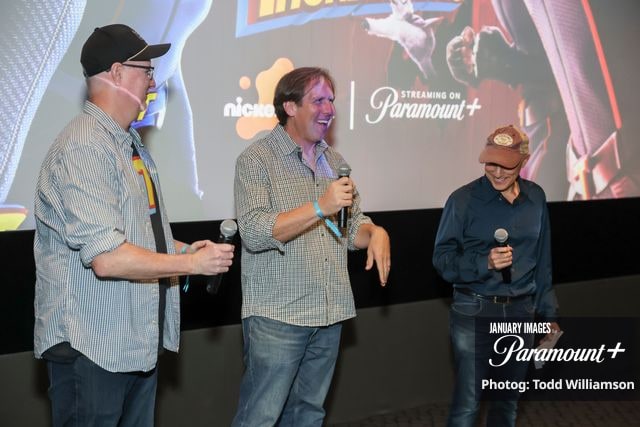 (L-R): Sean W. Cunningham, Marc Dworkin and Jed Spingarn attend the Clash of the Thundermans Screening Event on Wednesday, September 2, 2026 in Los Angeles. Photo Credit: Todd Williamson/JanuaryImages for Paramount+