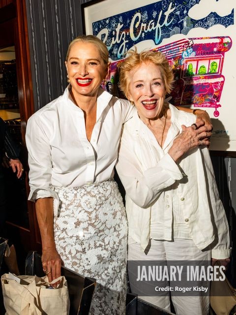 Katherine LaNasa and Holland Taylor attend Katerine LaNasa’s Emmy Nomination Toast at Craig’s on Friday August 14th, 2026 in Los Angeles. Credit Roger Kisby/JanuaryImages