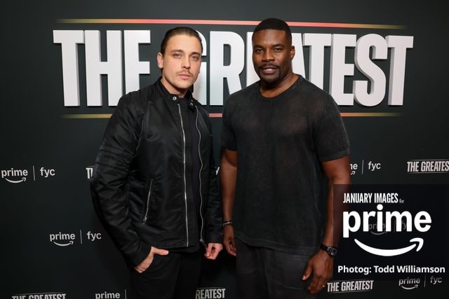 Paskal Vaklev and Amin Joseph attend the Prime Videos The Greatest LA FYC Event at Linwood Dunn Theater on Monday, Oct. 5, 2026 in Los Angeles.