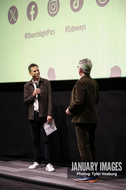 Michael London and Alexander Payne introduce Searchlight Pictures' Sideways 20th Anniversary Screening on Oct 26, 2024 in Los Angeles, CA.