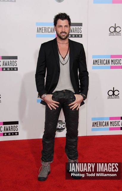 LOS ANGELES, CA - NOVEMBER 21:  Dancer Maksim Chmerkovskiy arrives at the 2010 American Music Awards held at Nokia Theatre L.A. Live on November 21, 2010 in Los Angeles, California.  (Photo by Todd Williamson/JanuaryImages)