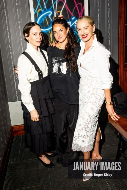 Sarah Paulson, Shailene Woodley and Katherine LaNasa attend Katerine LaNasa’s Emmy Nomination Toast at Craig’s on Friday August 14th, 2026 in Los Angeles. Credit Roger Kisby/JanuaryImages