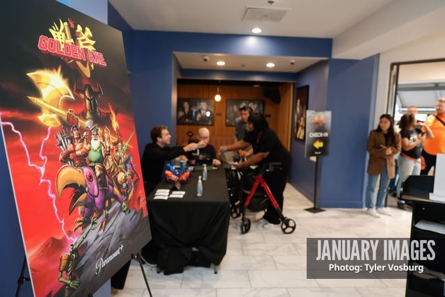 Guests attend the Golden Axe Screening Event on Tuesday, September 15, 2026 in Los Angeles. Photo Credit: Tyler Vosburg/JanuaryImages for Paramount+