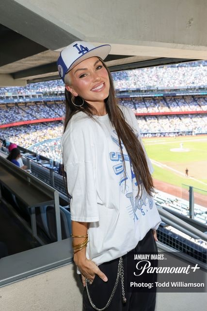 (L-R): Kandee Johnson attends the Paramount+ unscripted series Team Moms: Baseball on Saturday, October 3, 2026 in Los Angeles. Photo Credit: Todd Williamson/JanuaryImages for Paramount+