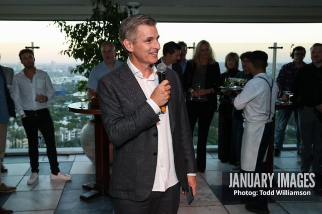 Mike Hopkins attends the Emmy Awards Toast 2026 at Soho House West Hollywood on Thursday, Sept. 3, 2026 in Los Angeles.