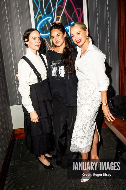 Sarah Paulson, Shailene Woodley and Katherine LaNasa attend Katerine LaNasa’s Emmy Nomination Toast at Craig’s on Friday August 14th, 2026 in Los Angeles. Credit Roger Kisby/JanuaryImages