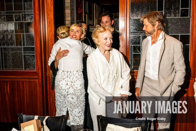 Holland Taylor and Grant Show attend Katerine LaNasa’s Emmy Nomination Toast at Craig’s on Friday August 14th, 2026 in Los Angeles. Credit Roger Kisby/JanuaryImages