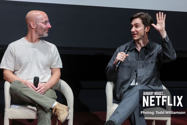 Gabe Rotter and Daniel Pearl attend Netflix's The Beast In Me ATAS Event on June 06, 2026 at the Netflix Tudum Theater in Los Angeles.