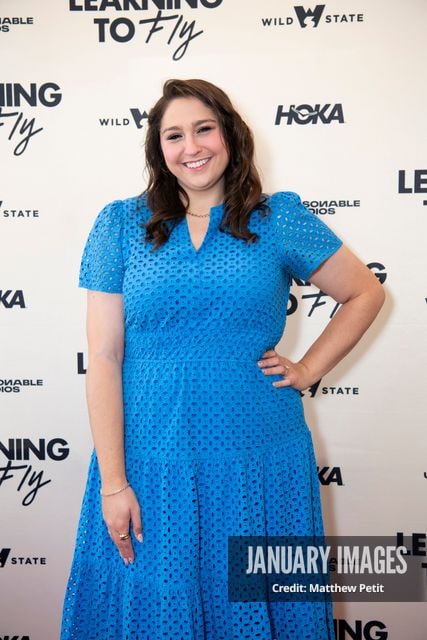 Katcy Stephan attends the Learning to Fly Los Angeles Premiere at The Aero Theater on Saturday August 15th, 2026 in Los Angeles.
