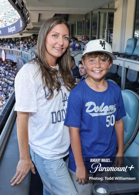 (L-R): Natalie Ento and Blake Ento attend the Paramount+ unscripted series Team Moms: Baseball on Saturday, October 3, 2026 in Los Angeles. Photo Credit: Todd Williamson/JanuaryImages for Paramount+