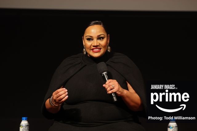 Dana Gourrier attends the Prime Videos The Greatest LA FYC Event at Linwood Dunn Theater on Monday, Oct. 5, 2026 in Los Angeles.