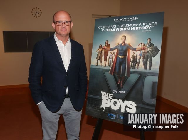 Eric Kripke attends The Boys S5 LA Special Screening, Q&A and Reception at the Linwood Dunn Theater on October 14, 2026 in Los Angeles. Photo Credit: Christopher Polk/JanuaryImages for PrimeVideo