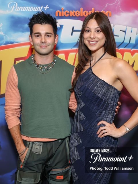 (L-R): Jack Griffo and Kira Kosarin attend the Clash of the Thundermans Screening Event on Wednesday, September 2, 2026 in Los Angeles. Photo Credit: Todd Williamson/JanuaryImages for Paramount+