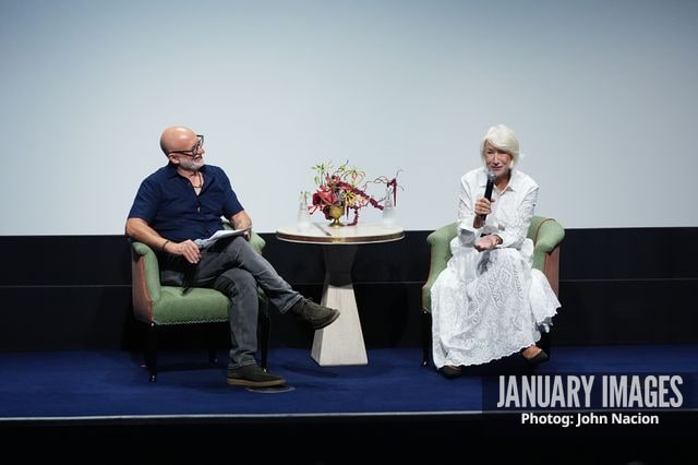 John Neumaier and Helen Mirren at the MobLand SAG Nom Com event on Wednesday, September 16, 2026 in New York. Photo Credit: John Nacion/JanuaryImages for Paramount+