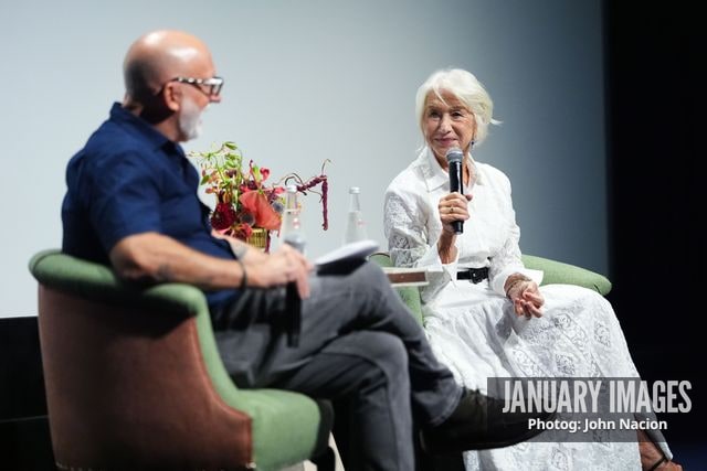 John Neumaier and Helen Mirren at the MobLand SAG Nom Com event on Wednesday, September 16, 2026 in New York. Photo Credit: John Nacion/JanuaryImages for Paramount+