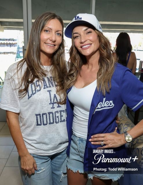 (L-R): Natalie Ento and Trina Taylor attend the Paramount+ unscripted series Team Moms: Baseball on Saturday, October 3, 2026 in Los Angeles. Photo Credit: Todd Williamson/JanuaryImages for Paramount+