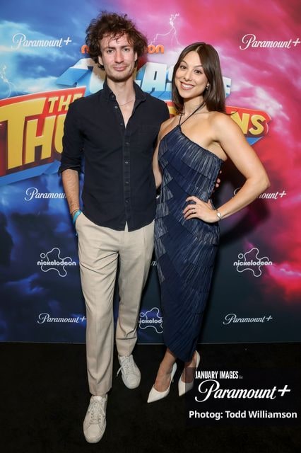 (L-R): Max Chester and Kira Kosarin attend the Clash of the Thundermans Screening Event on Wednesday, September 2, 2026 in Los Angeles. Photo Credit: Todd Williamson/JanuaryImages for Paramount+