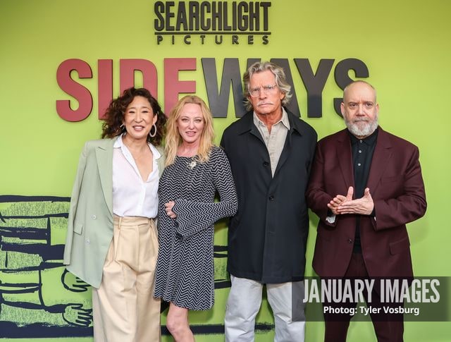 Sandra Oh, Virginia Madsen, Thomas Haden Church, and Paul Giamatti attend Searchlight Pictures' Sideways 20th Anniversary Screening on Oct 26, 2024 in Los Angeles, CA.