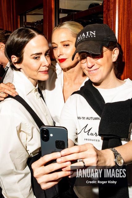 Sarah Paulson, Katherine LaNasa and Robby Hoffman attend Katerine LaNasa’s Emmy Nomination Toast at Craig’s on Friday August 14th, 2026 in Los Angeles. Credit Roger Kisby/JanuaryImages