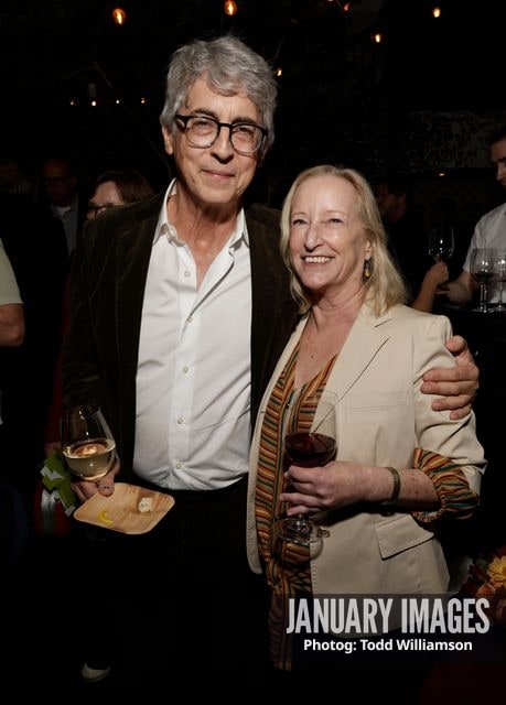 Alexander Payne and Claudia Lewis attend Searchlight Pictures' Sideways 20th Anniversary Screening on Oct 26, 2024 in Los Angeles, CA.