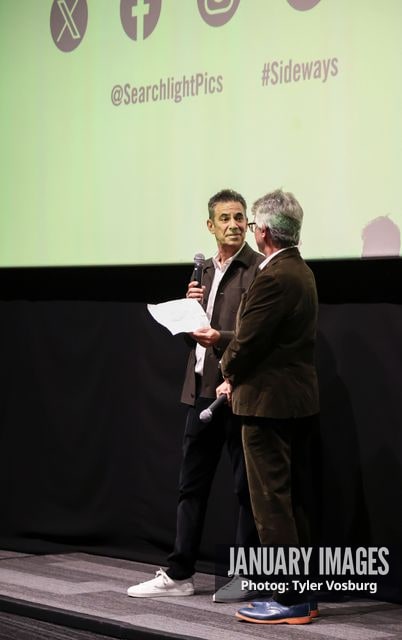 Michael London and Alexander Payne introduce Searchlight Pictures' Sideways 20th Anniversary Screening on Oct 26, 2024 in Los Angeles, CA.
