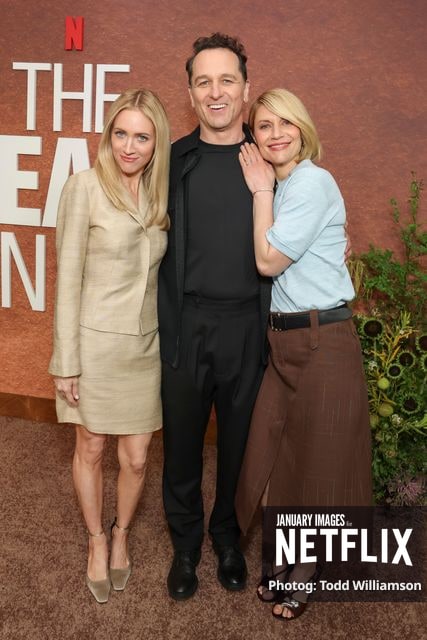 Brittany Snow, Matthew Rhys and Claire Danes attend Netflix's The Beast In Me ATAS Event on June 06, 2026 at the Netflix Tudum Theater in Los Angeles.