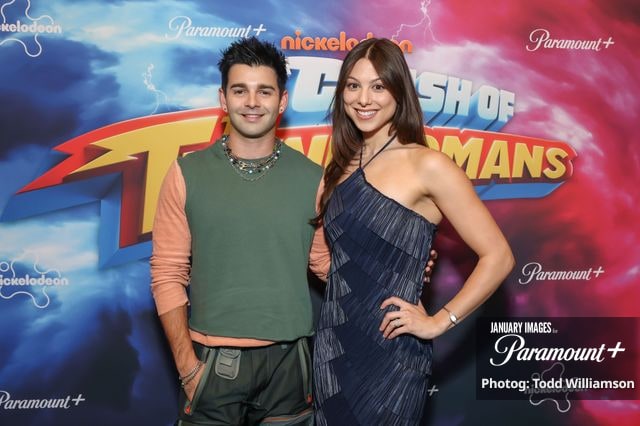 (L-R): Jack Griffo and Kira Kosarin attend the Clash of the Thundermans Screening Event on Wednesday, September 2, 2026 in Los Angeles. Photo Credit: Todd Williamson/JanuaryImages for Paramount+
