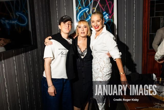 Robby Hoffman, Hilary Shor and Katherine LaNasa attend Katerine LaNasa’s Emmy Nomination Toast at Craig’s on Friday August 14th, 2026 in Los Angeles. Credit Roger Kisby/JanuaryImages