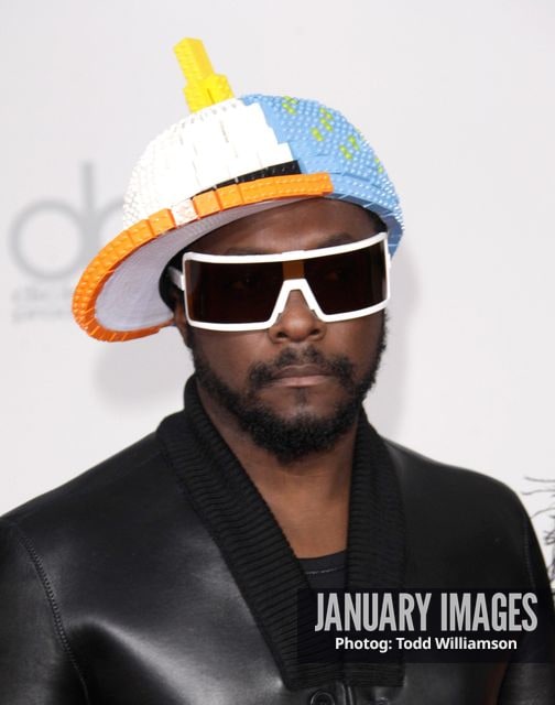 LOS ANGELES, CA - NOVEMBER 21:   Will.i.am of Black Eyed Peas arrives at the 2010 American Music Awards held at Nokia Theatre L.A. Live on November 21, 2010 in Los Angeles, California.  (Photo by Todd Williamson/JanuaryImages)