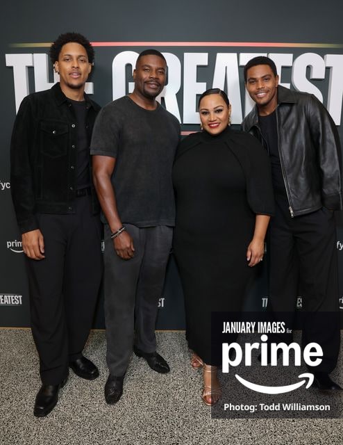 Kai Parham, Amin Joseph, Dana Gourrier and Jaalen Best attend the Prime Videos The Greatest LA FYC Event at Linwood Dunn Theater on Monday, Oct. 5, 2026 in Los Angeles.