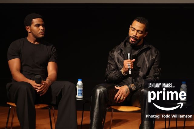Jaalen Best and Omari Hardwick attend the Prime Videos The Greatest LA FYC Event at Linwood Dunn Theater on Monday, Oct. 5, 2026 in Los Angeles.