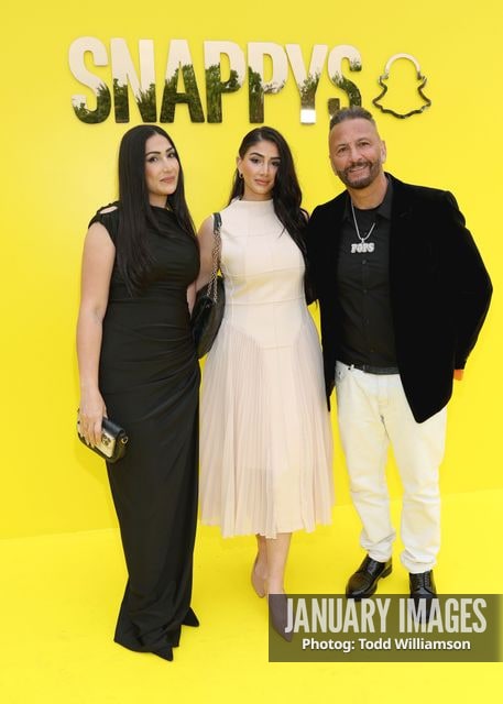 Samah Furrha, Linda Furrha and Salem Furrha — The Snappys Awards 2026 - Arrivals