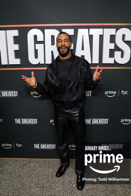 Omari Hardwick attends the Prime Videos The Greatest LA FYC Event at Linwood Dunn Theater on Monday, Oct. 5, 2026 in Los Angeles.