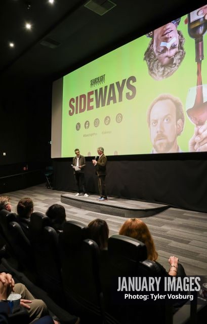 Michael London and Alexander Payne introduce Searchlight Pictures' Sideways 20th Anniversary Screening on Oct 26, 2024 in Los Angeles, CA.