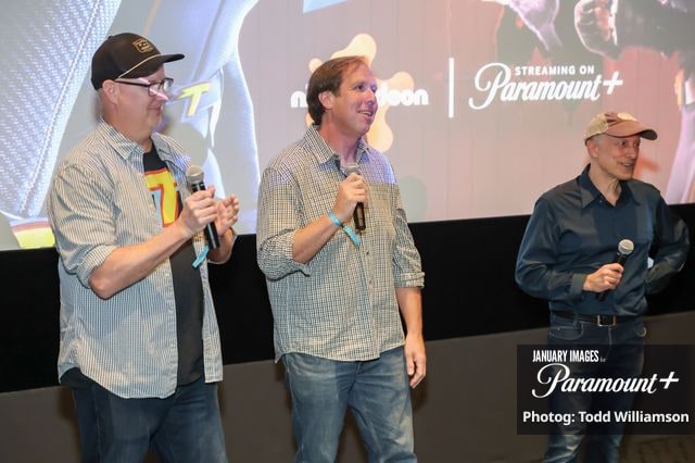 (L-R): Sean W. Cunningham, Marc Dworkin and Jed Spingarn attend the Clash of the Thundermans Screening Event on Wednesday, September 2, 2026 in Los Angeles. Photo Credit: Todd Williamson/JanuaryImages for Paramount+