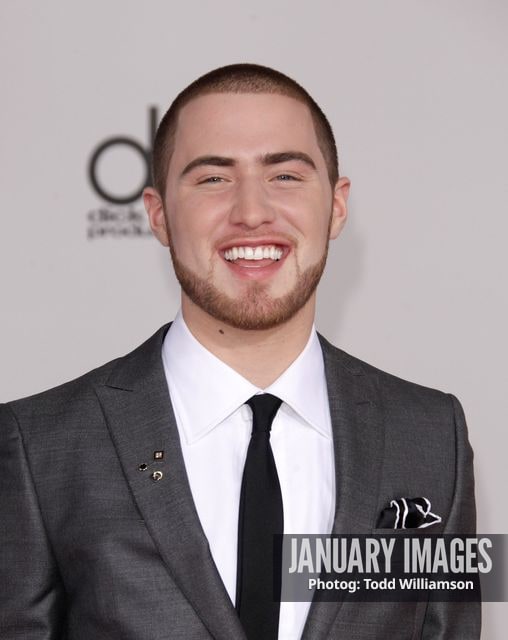 LOS ANGELES, CA - NOVEMBER 21:  Singer Mike Posner arrives at the 2010 American Music Awards held at Nokia Theatre L.A. Live on November 21, 2010 in Los Angeles, California.  (Photo by Todd Williamson/JanuaryImages)