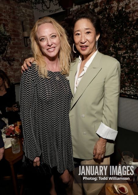 Virginia Madsen and Sandra Oh attend Searchlight Pictures' Sideways 20th Anniversary Screening on Oct 26, 2024 in Los Angeles, CA.