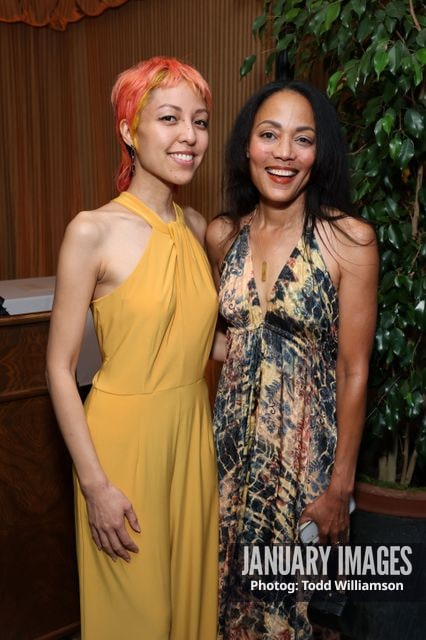 Yvette Metoyer, right, and guest attend the Emmy Awards Toast 2026 at Soho House West Hollywood on Thursday, Sept. 3, 2026 in Los Angeles.